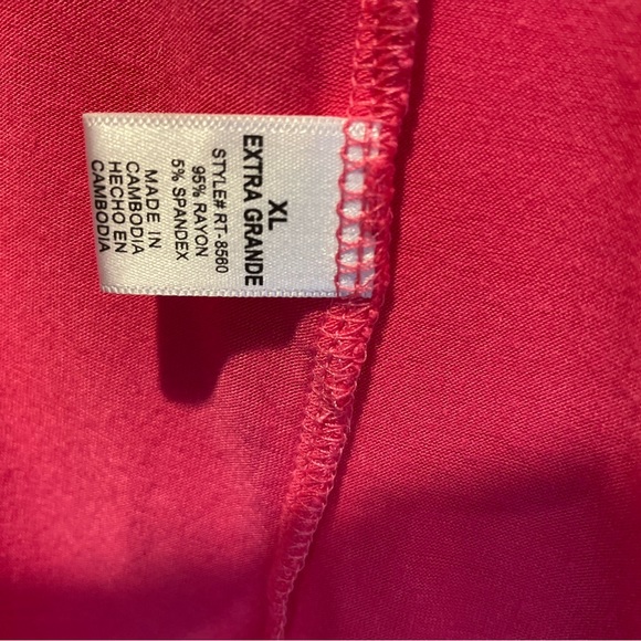 Bright pink light weight cardigan Women’s size XL - Picture 4 of 7